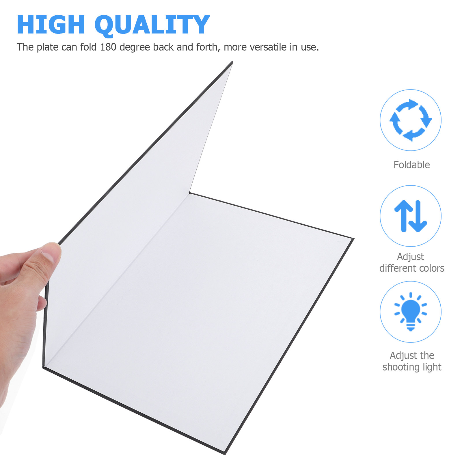 Photography Still Life Lighting - A4 Photography Cardboard Reflector Foldable Black