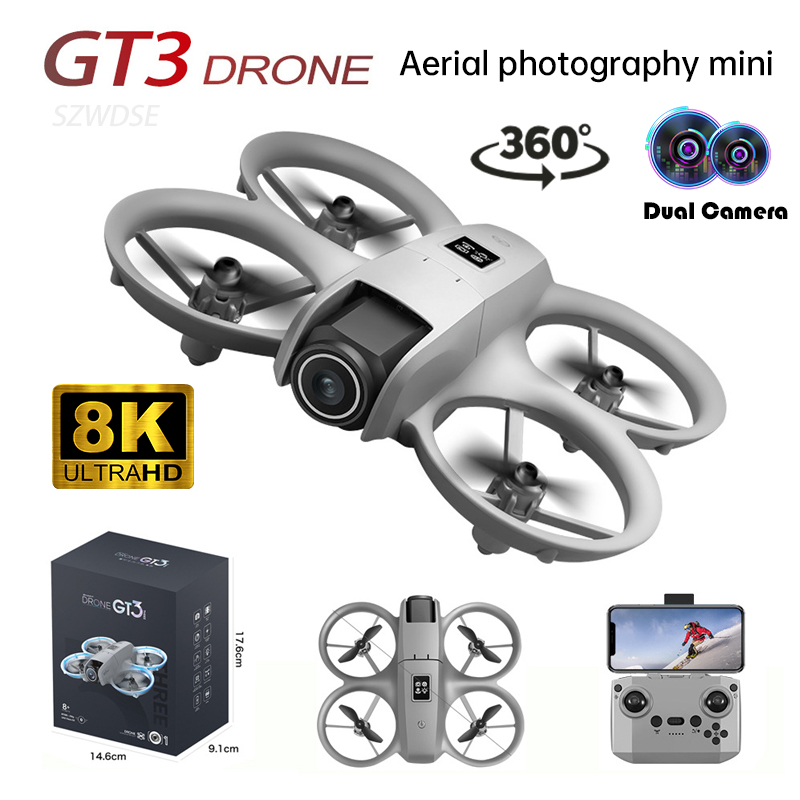 Photography Lighting Position - NEW GT3 Mini Foldable Drone With
