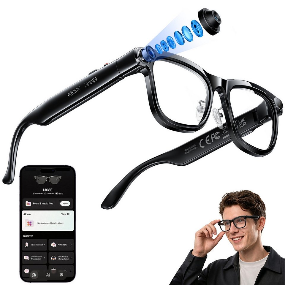 AI Smart Glasses with ChatGPT  - Quality Photography Lighting 评论和价格