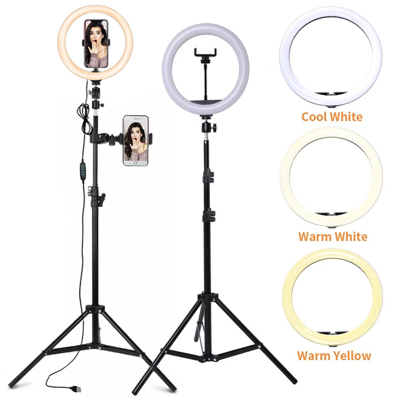 6/10/12 Inch LED Selfie Ring L - Photography Lighting Tool 评论和价格