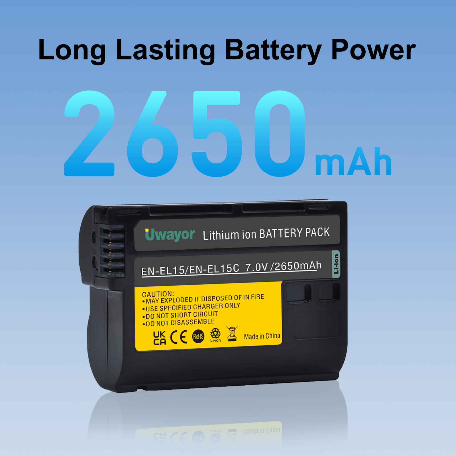 2650mAh Uwayor ENEL-15/ENEL15C - Nikon Camera Z6 Iii 评论和价格