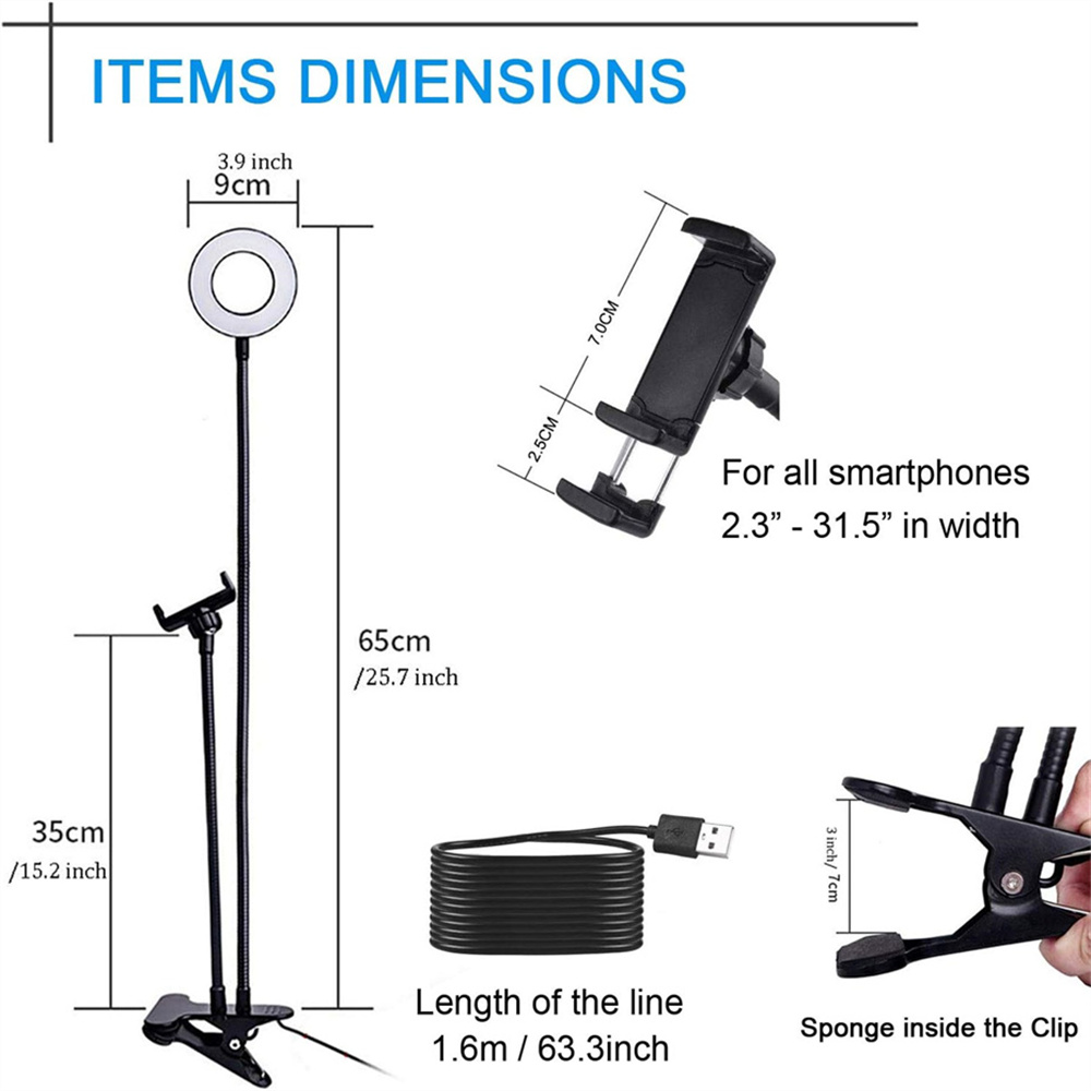 Universal Flexible Mobile Phon - Quality Photography Lighting 评论和价格