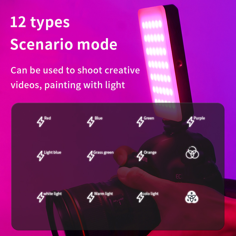RGB Video Light Portable LED C - Photography Lighting Tool 评论和价格