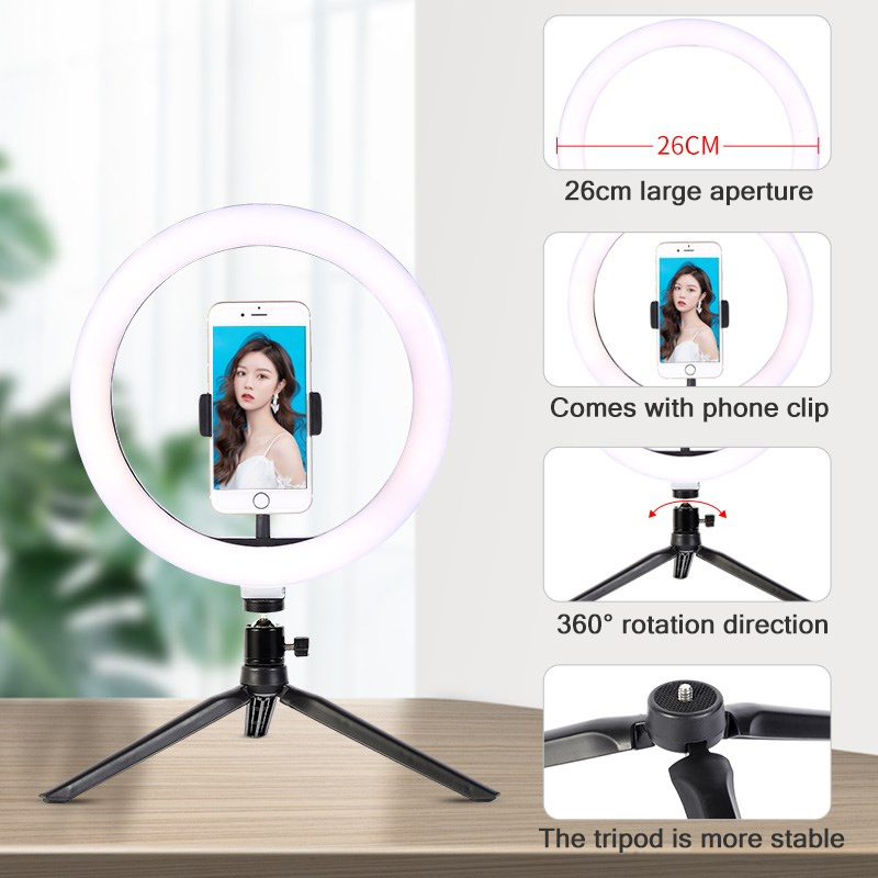 26cm 10 inch Led Ring Selfie L - Photography Lighting Tool 评论和价格