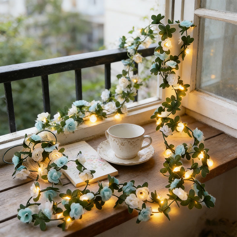 3 Pack (2Flower Vine+1 LED Lig - Flower Photography Led Lighting Pack 评论和价格