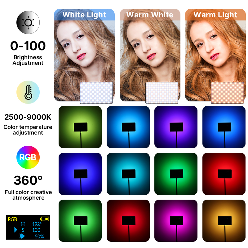Ulanzi LT003 15W RGB Video Lig - Photography Lighting Tool 评论和价格