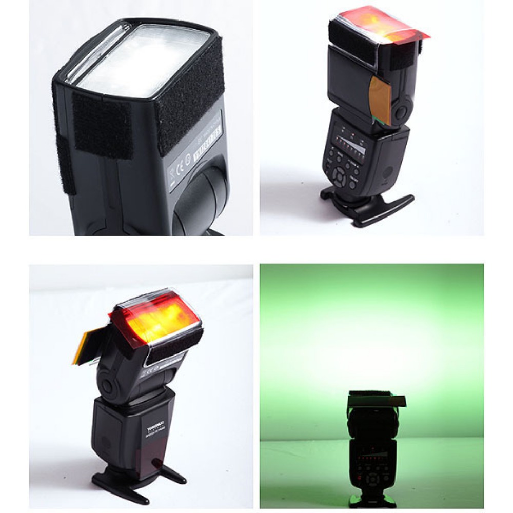 12 Colors Camera Flash Gels Li - Photography Lighting With Flash 评论和价格