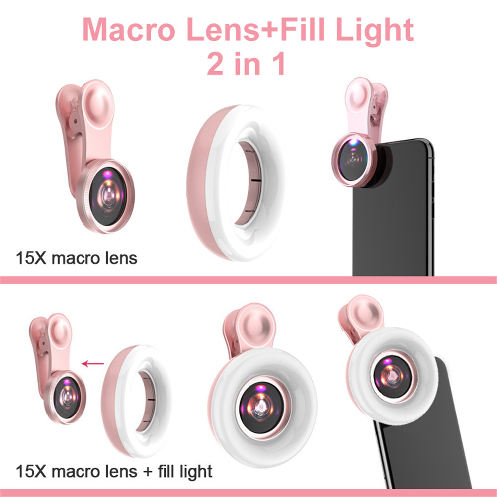 Mobile Lens 15X Macro Lens Mob - Photography Lighting Tool 评论和价格