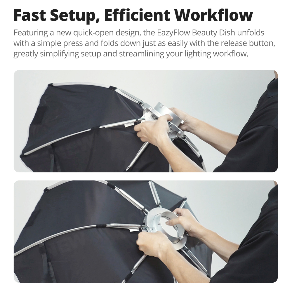 New Godox EazyFlow Beauty Dish - Photography Lighting With Flash 评论和价格