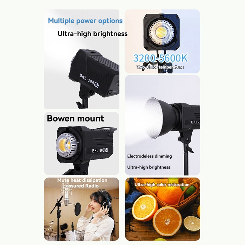 300W Bi LED Video Light, Conti - Quality Photography Lighting 评论和价格