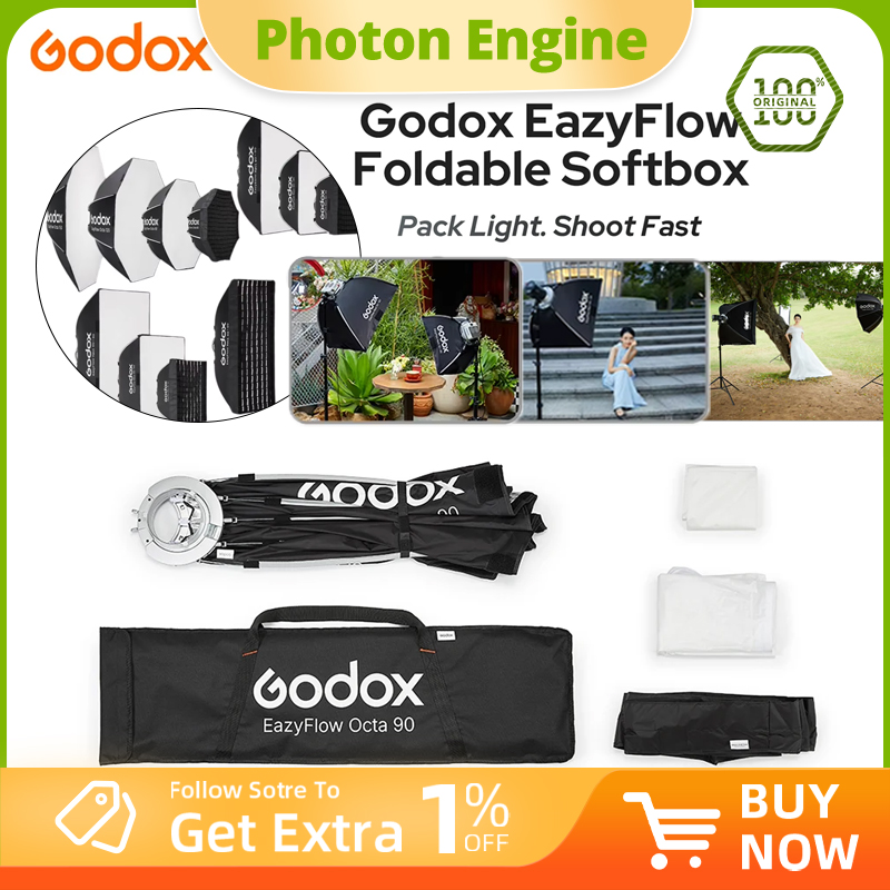 Godox EazyFlow series Foldable - Photography Lighting With Flash 评论和价格