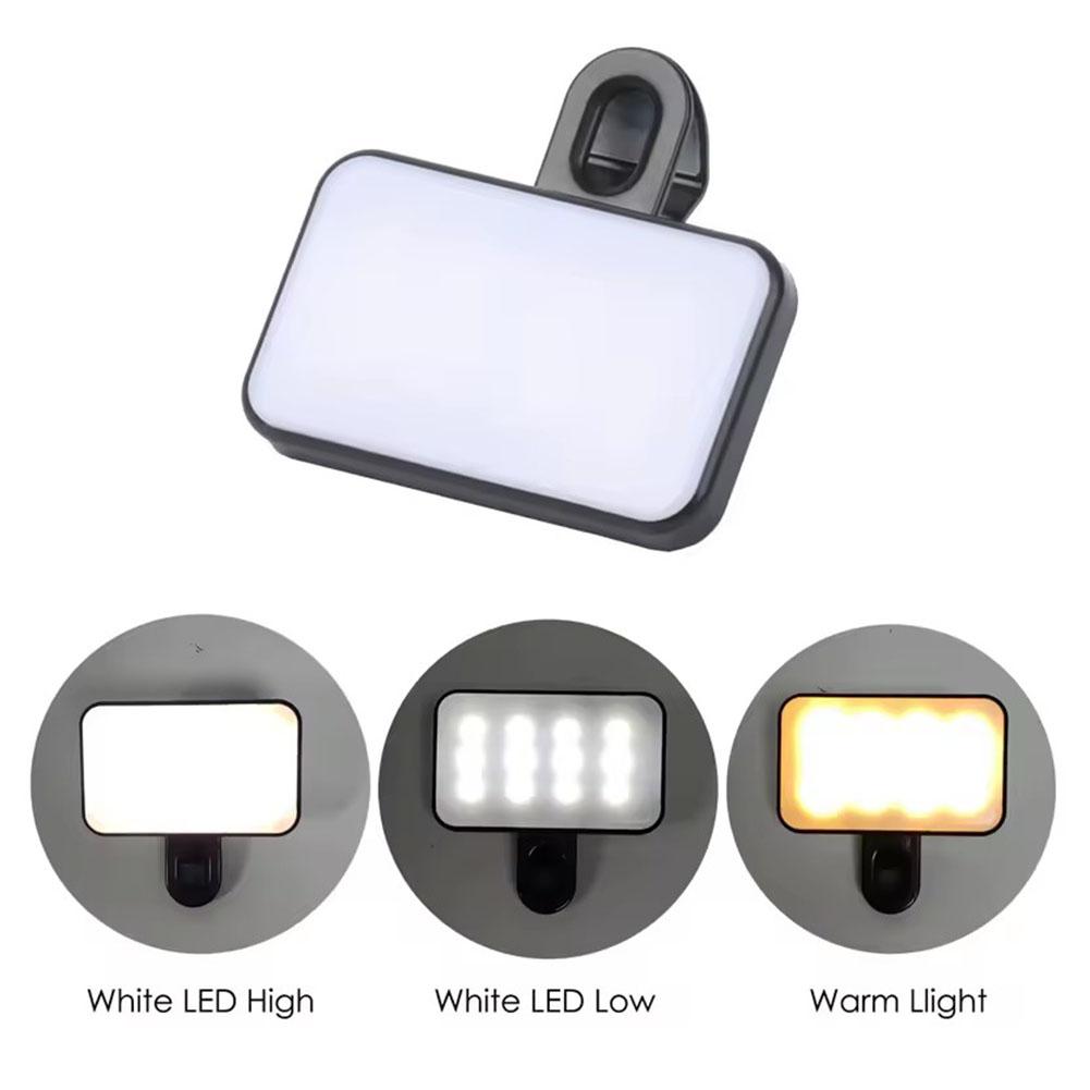 Mini LED Selfie Light 3 Color  - Photography Lighting With Flash 评论和价格
